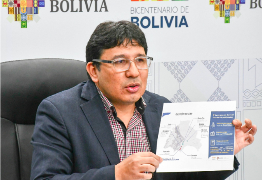 Molina anuncia anteproyecto de ley para fomentar inversión en exploración de hidrocarburos