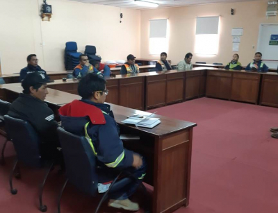 CURSO PARA ORGANIZACIÓN DE COMITÉ MIXTO DE HS EN MINERA SAN CRISTÓBAL