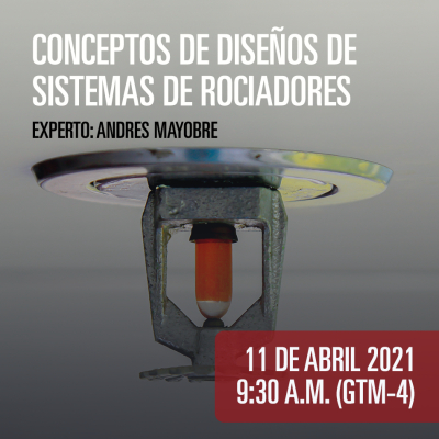 PACK DE CLASES MAESTRAS EN REVISIÓN Y RECEPCIÓN DE SISTEMAS DE ROCIADORES CONTRA INCENDIOS
